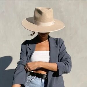 NWOT Olive & Pique Enna Wool Rancher Hat - O/S